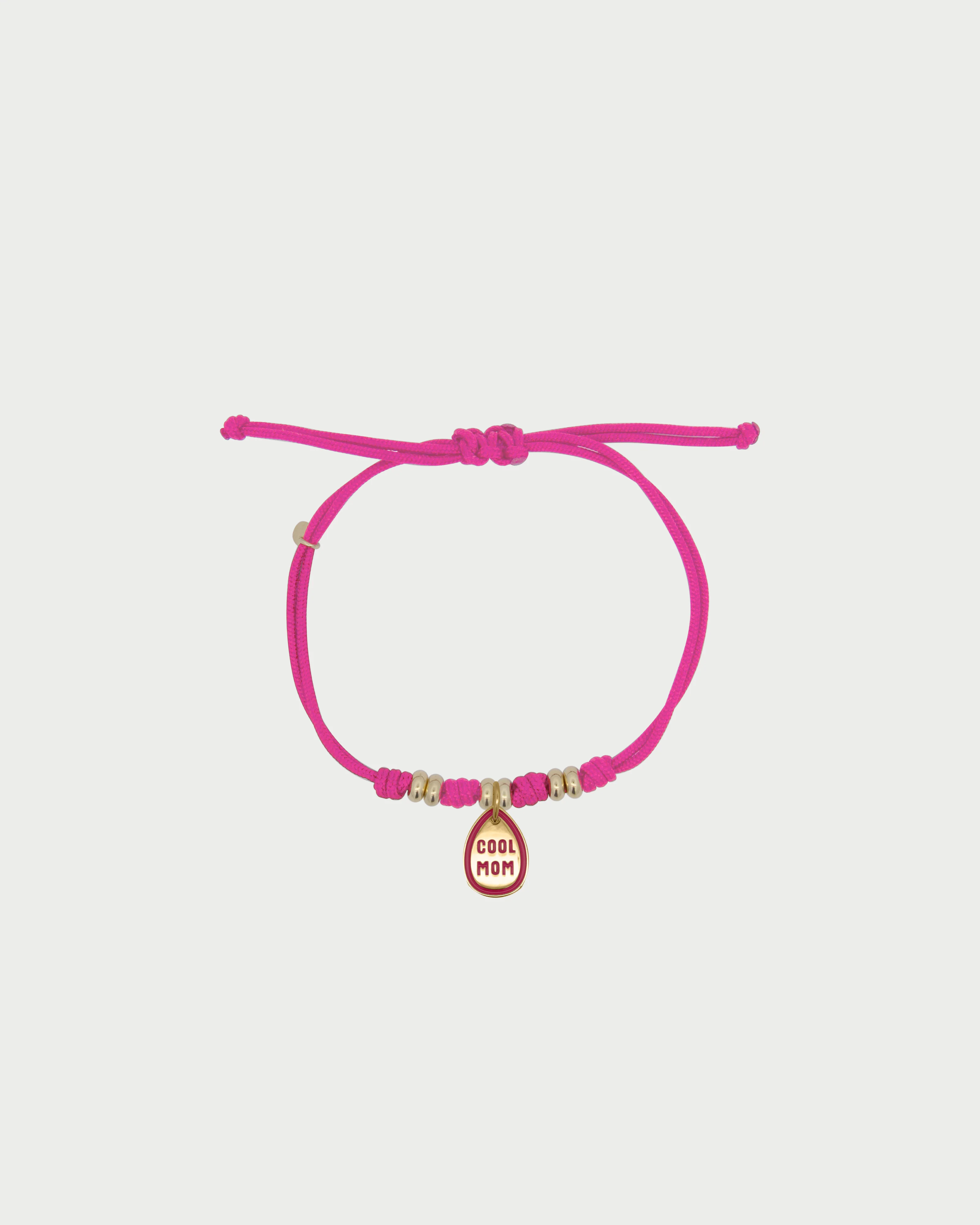 Bracciale COOL MUM con Rondelle Fucsia